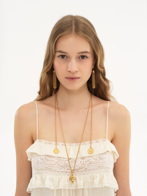 The Chloé Pompoms earrings