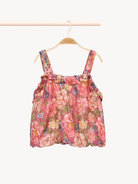 Top de tirantes cropped infantil