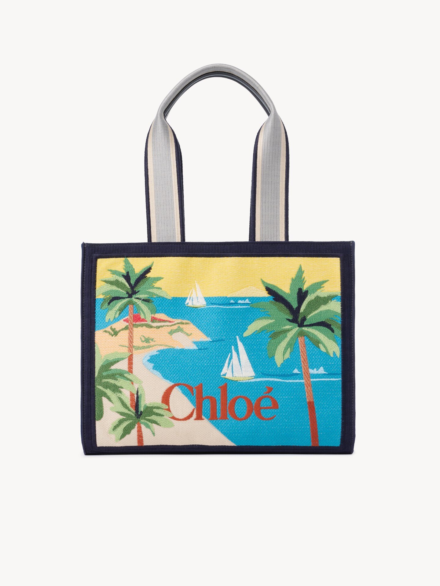 Bolso tote Chlo&eacute; Soleil de lona bordada - 5