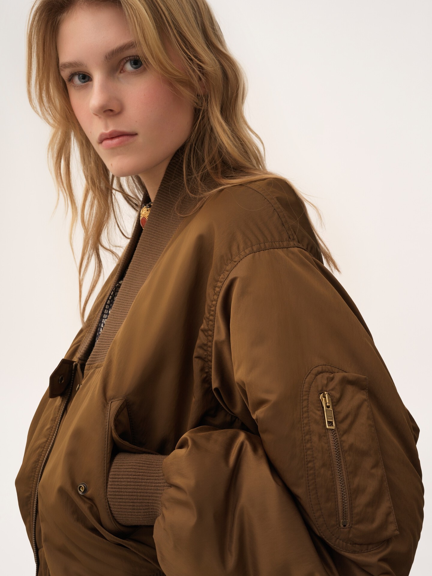 Bomber jacket in nylon - 6