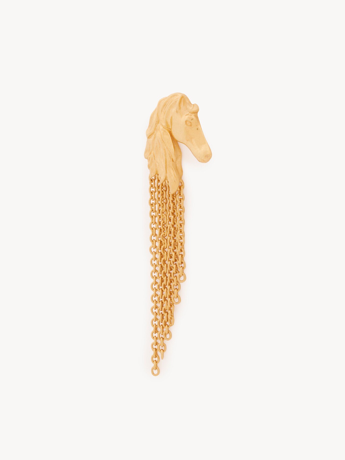 The Chlo&eacute; Chain Horse earrings - 4