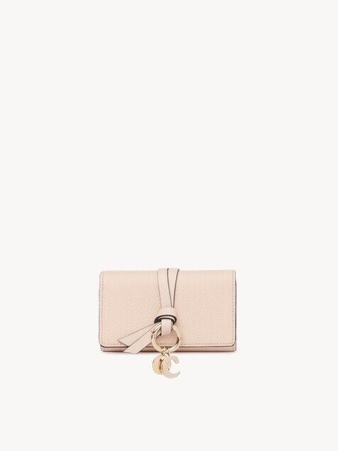 Funda para llaves Alphabet de cuero granulado