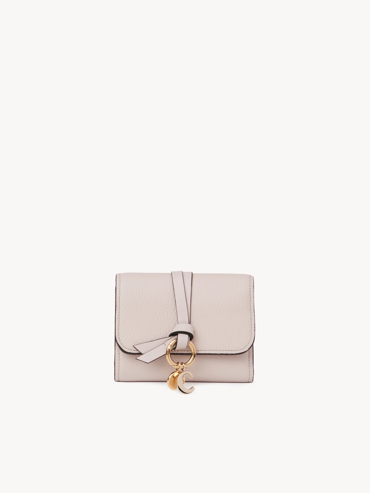 Small Alphabet tri-fold in grained leather - 2