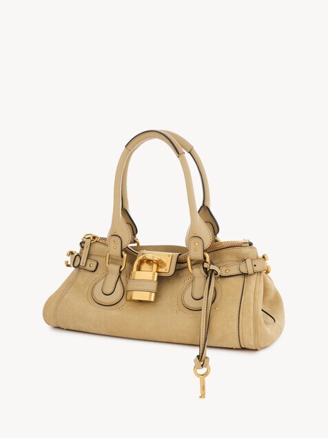 Paddington bag in suede leather
