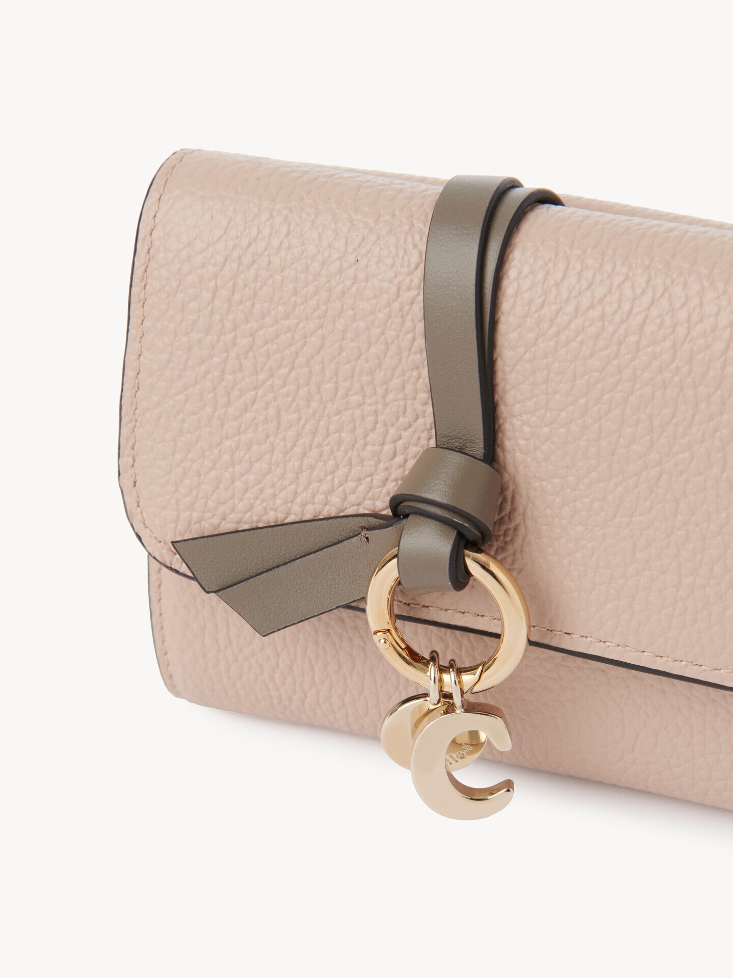 Small Alphabet tri-fold in grained leather - 6