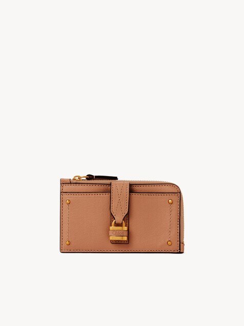 Small Paddington purse with card slots in grained leather