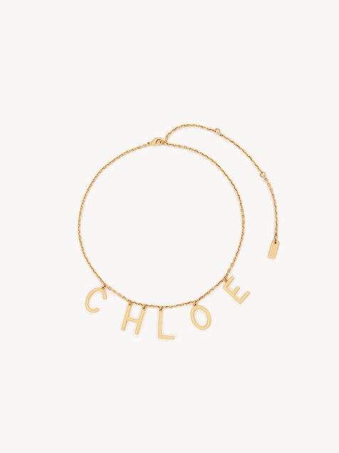 Collar Chlo&eacute; Letters