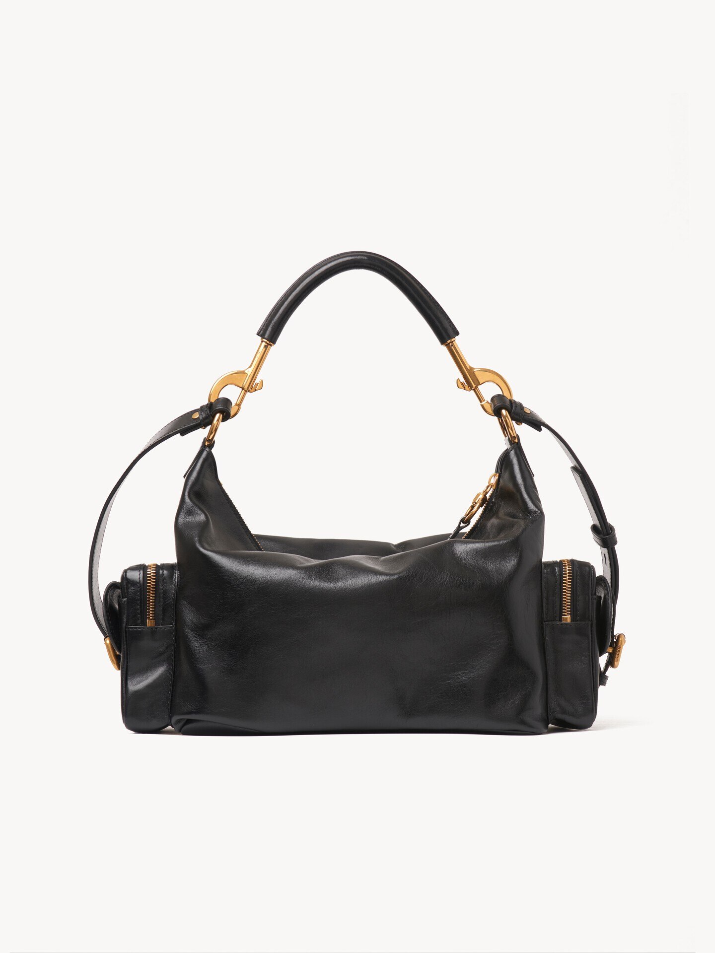 Camera bag in shiny leather - 6