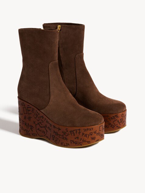 Botines con cu&ntilde;a Maxime