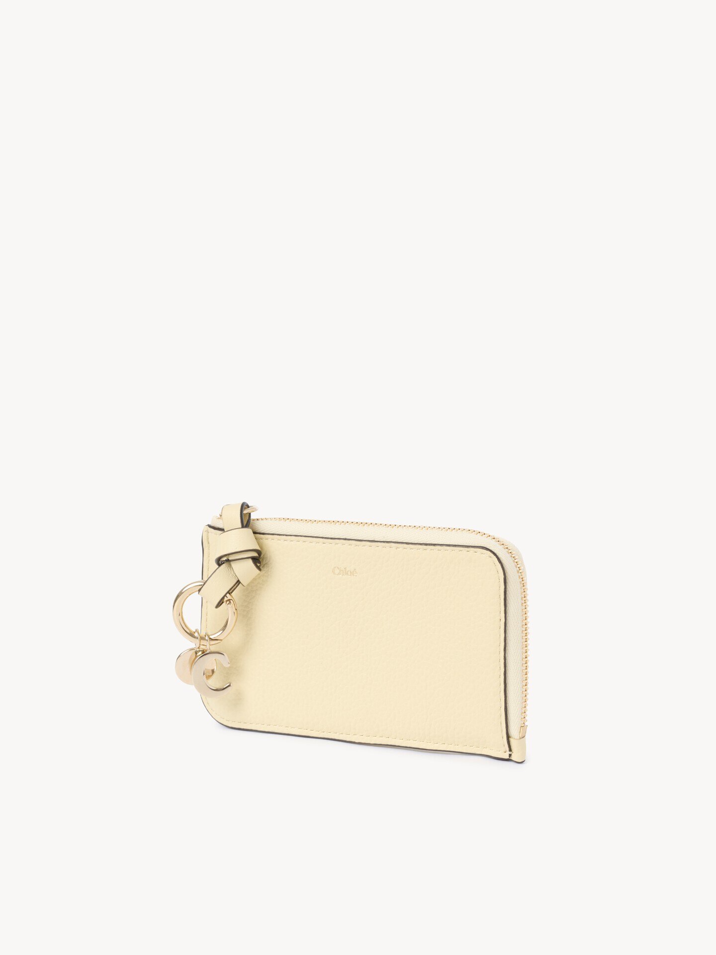 Alphabet wallet in grained leather - 3