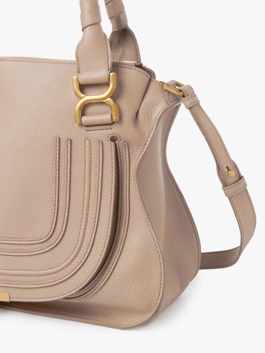 Small Marcie bag in grained leather - 3