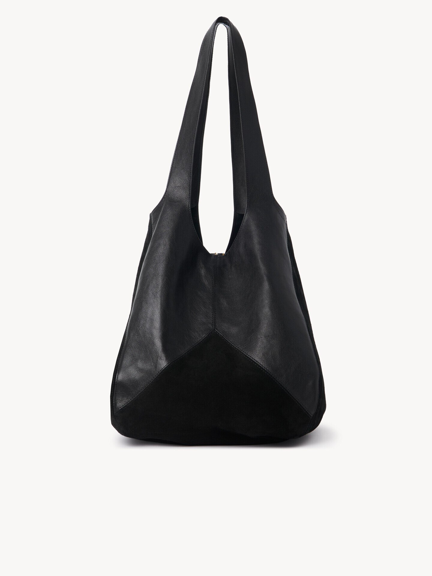 Chlo&eacute; Balloon bag in grained & suede leather - 7