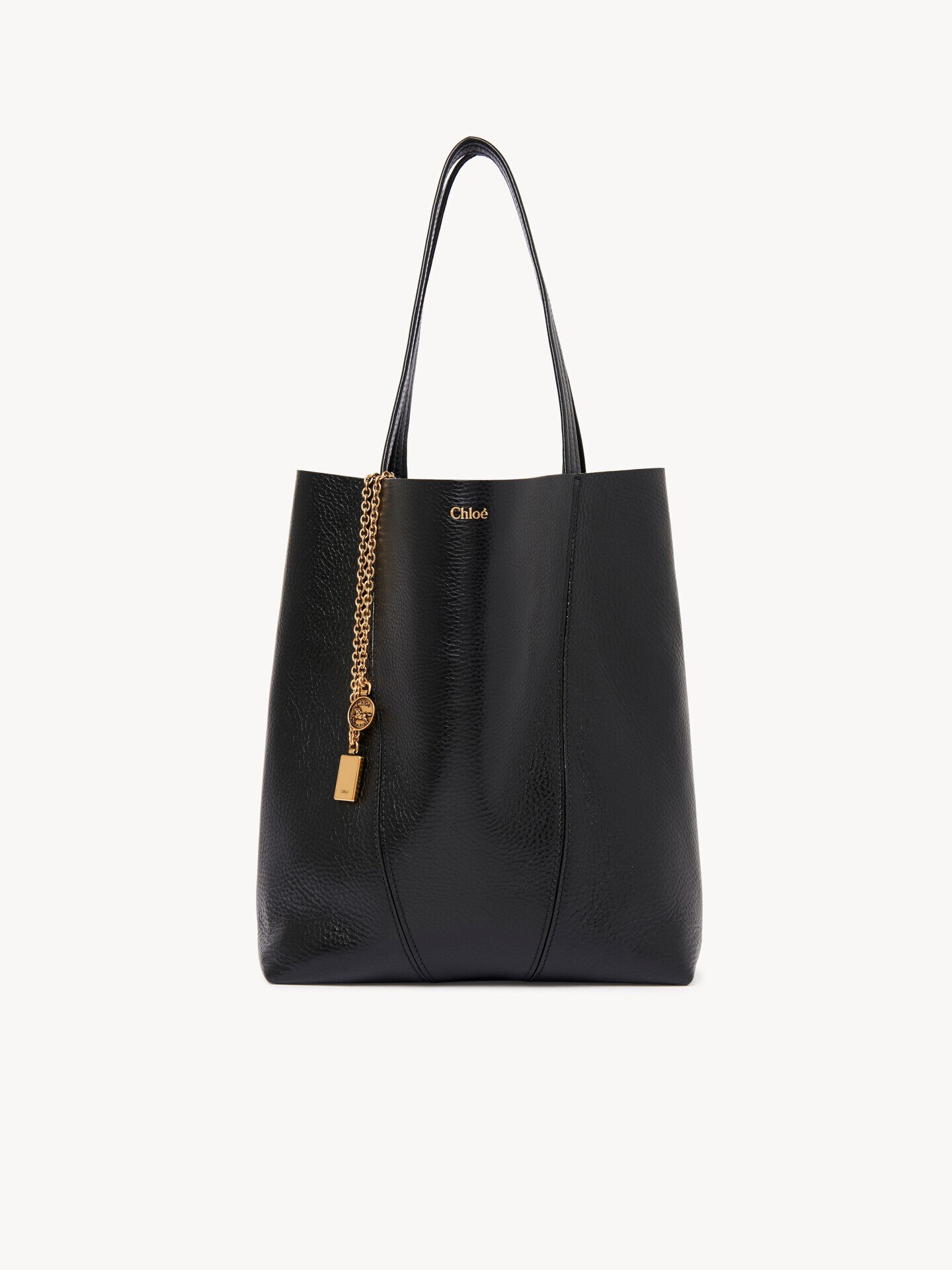 Chlo&eacute; Spin tote bag in grained leather - 2