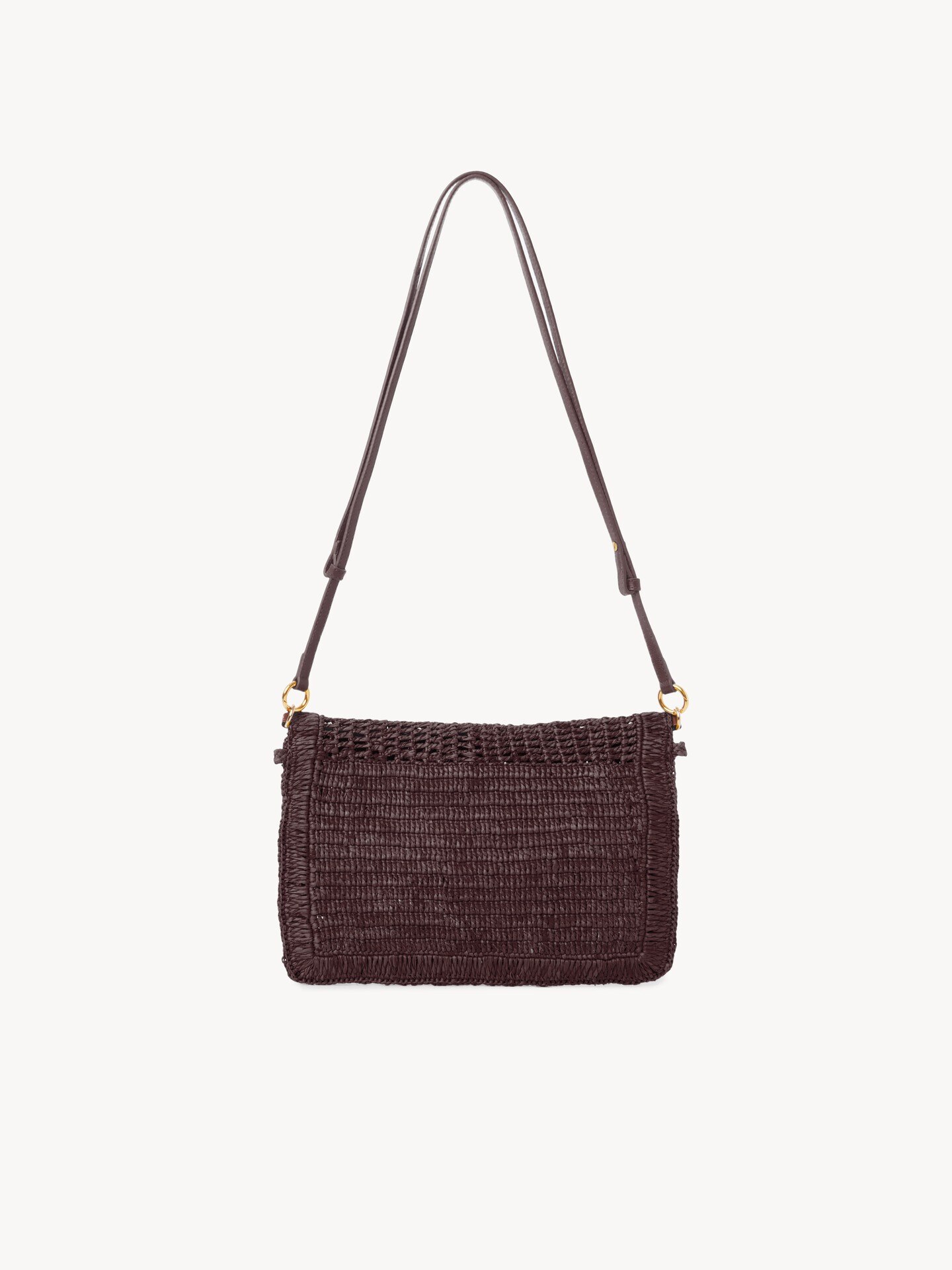 Cartera de mano Summer Banana con correa de rafia - 5