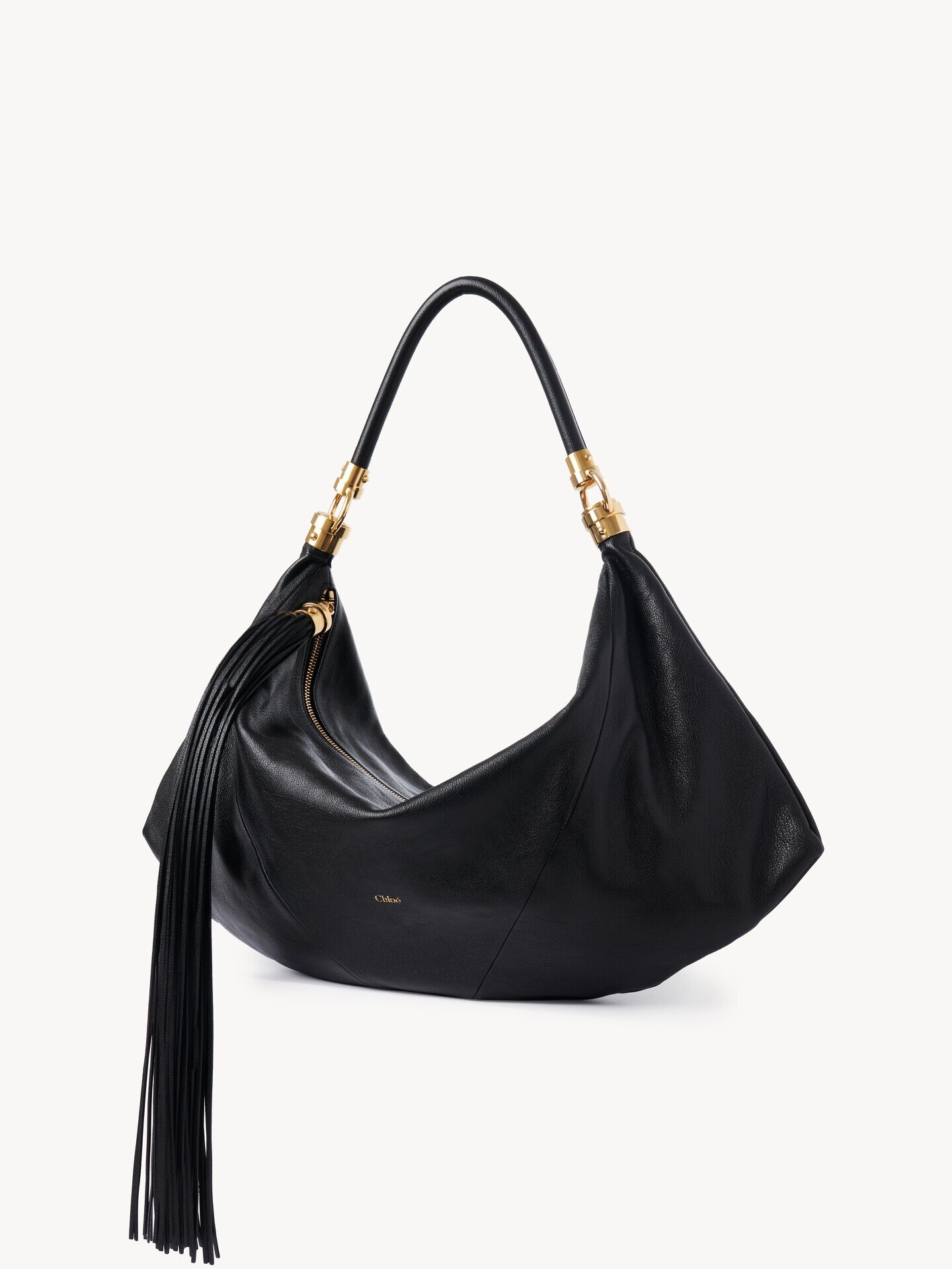 Chloé Foulard shoulder bag in grained leather - 4