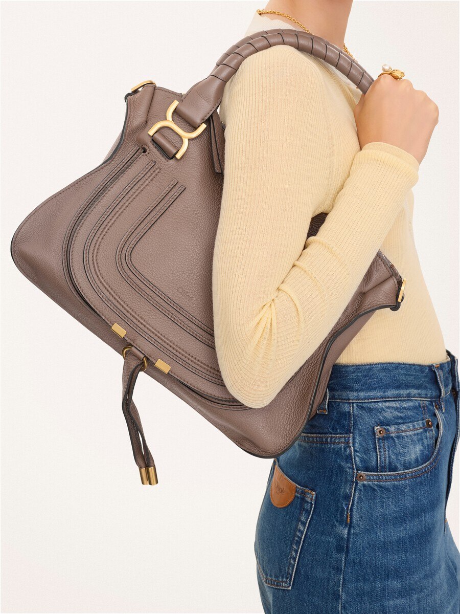 Bolso Marcie peque&ntilde;o de cuero granulado - 3