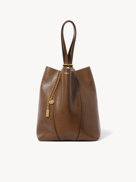 Bolso tote Chlo&eacute; Spin de cuero granulado