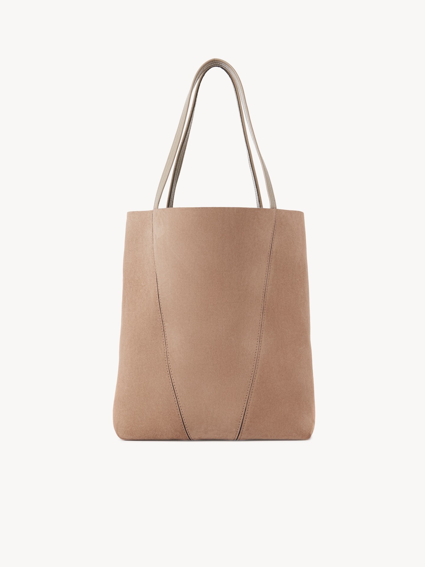 Chloé Spin tote bag in suede leather - 5
