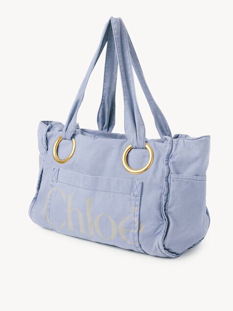 Large Chloé Plage tote bag in cotton