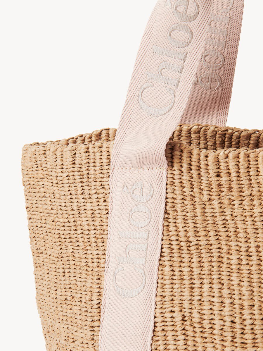 Large Woody basket in natural fibers - 9