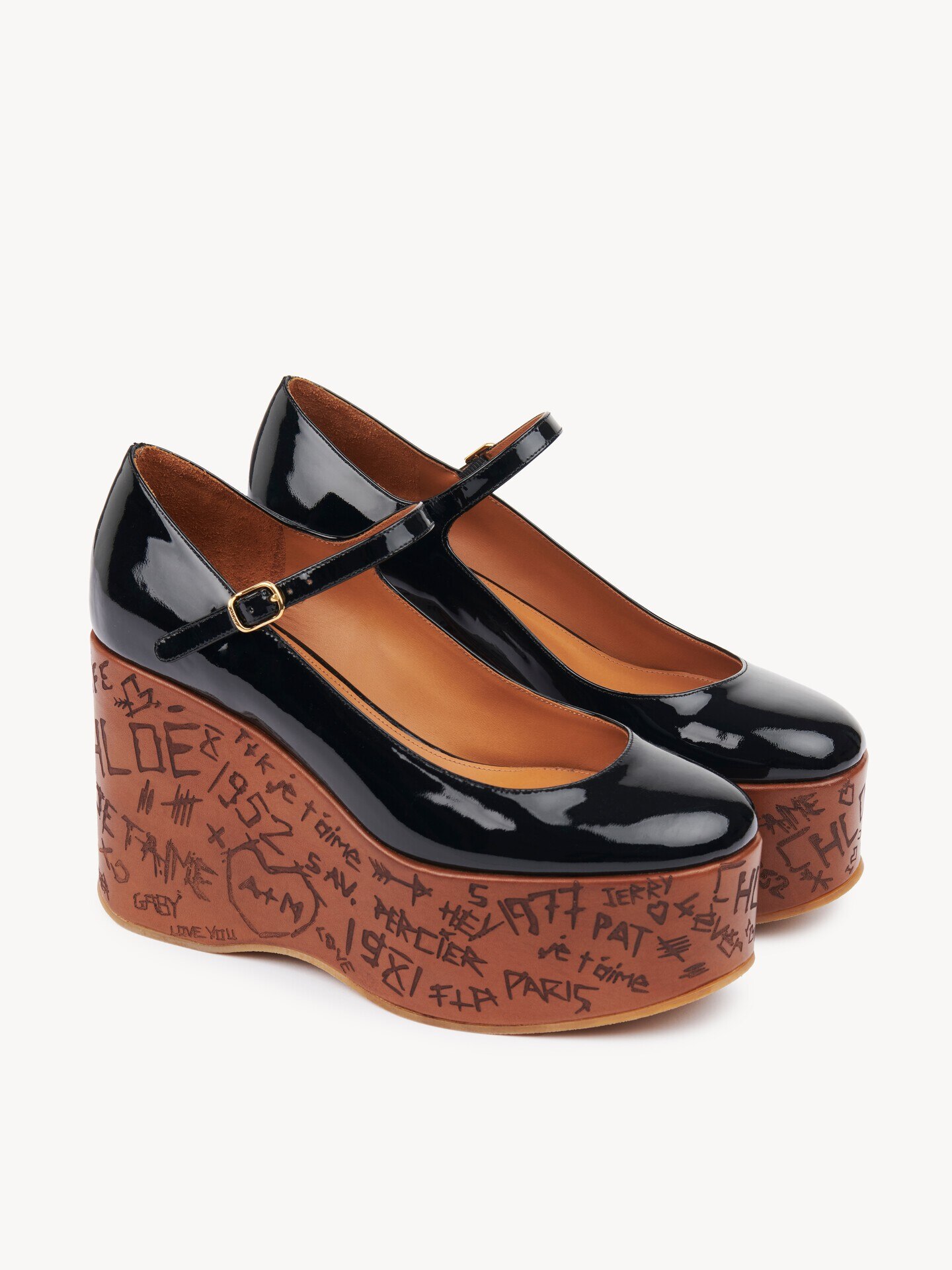 Zapatos de tac&oacute;n con cu&ntilde;a Maxime - 3