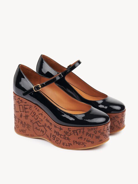 Zapatos de tac&oacute;n con cu&ntilde;a Maxime