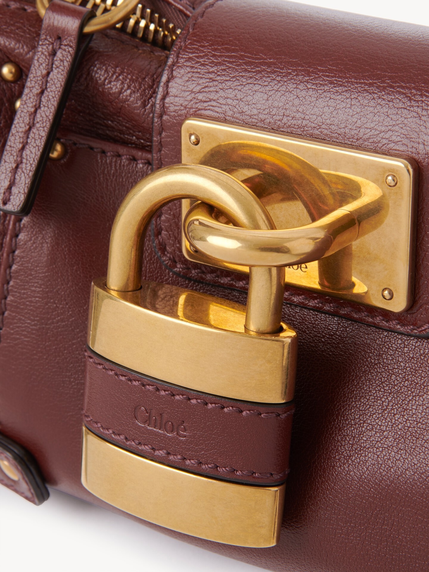 Small Paddington chain bag in grained leather - 8