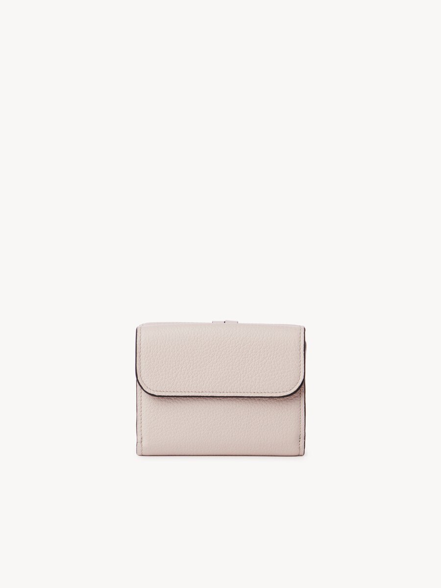 Small Alphabet tri-fold in grained leather - 3