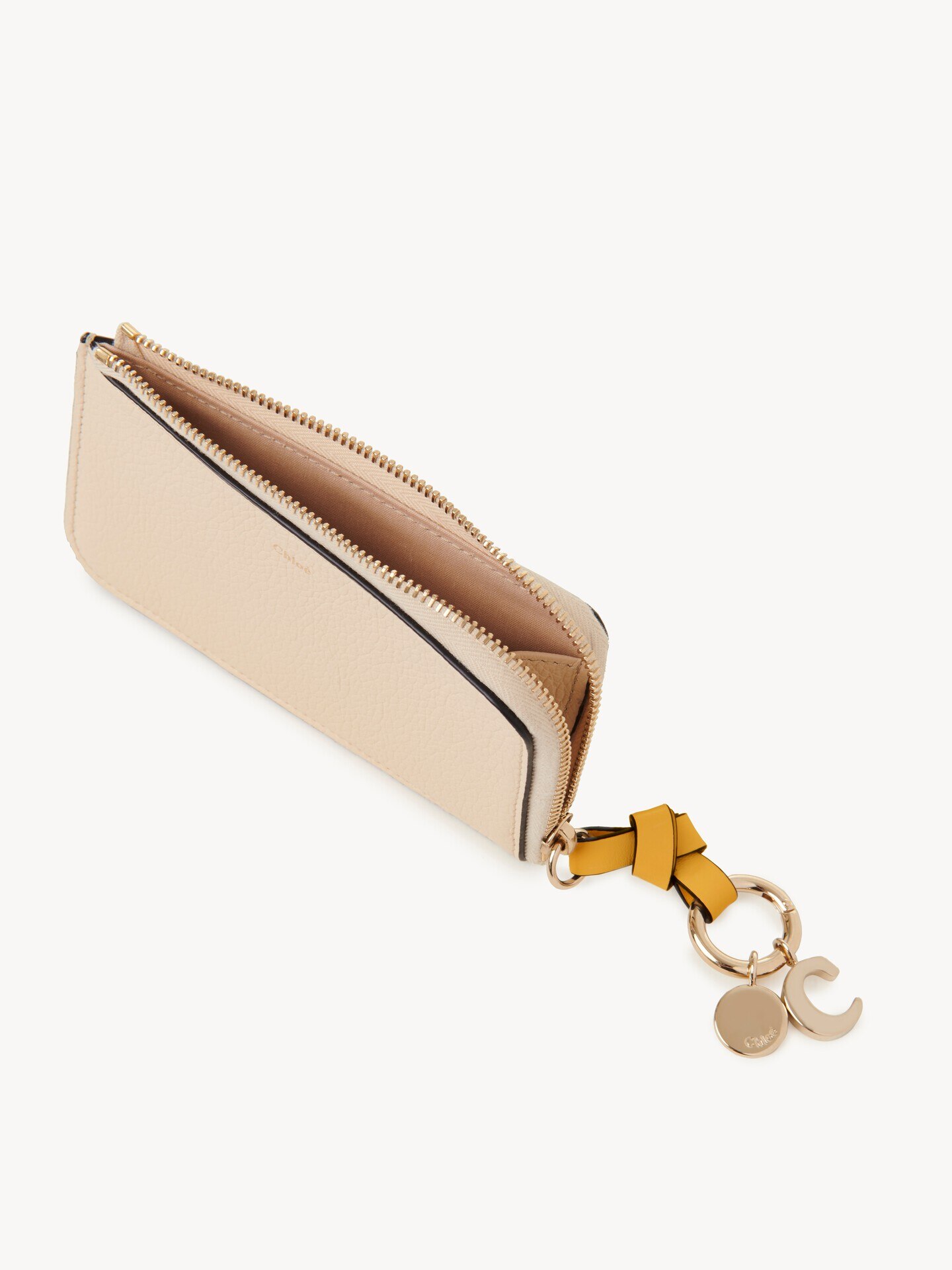 Alphabet purse in grained leather - 5