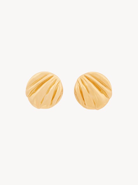 The Chlo&eacute; Pleats earrings