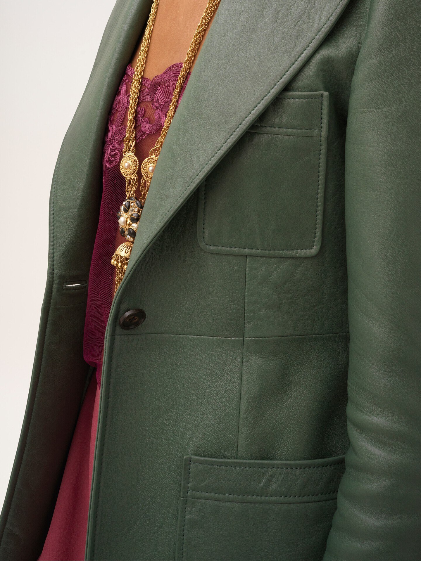 Chaqueta de sastre de cuero - 7