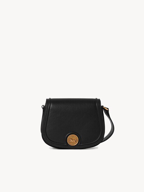 Bolso saddle Horse Medal de cuero granulado