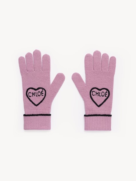 Guantes Chlo&eacute; Encoeur de lana y cachemira