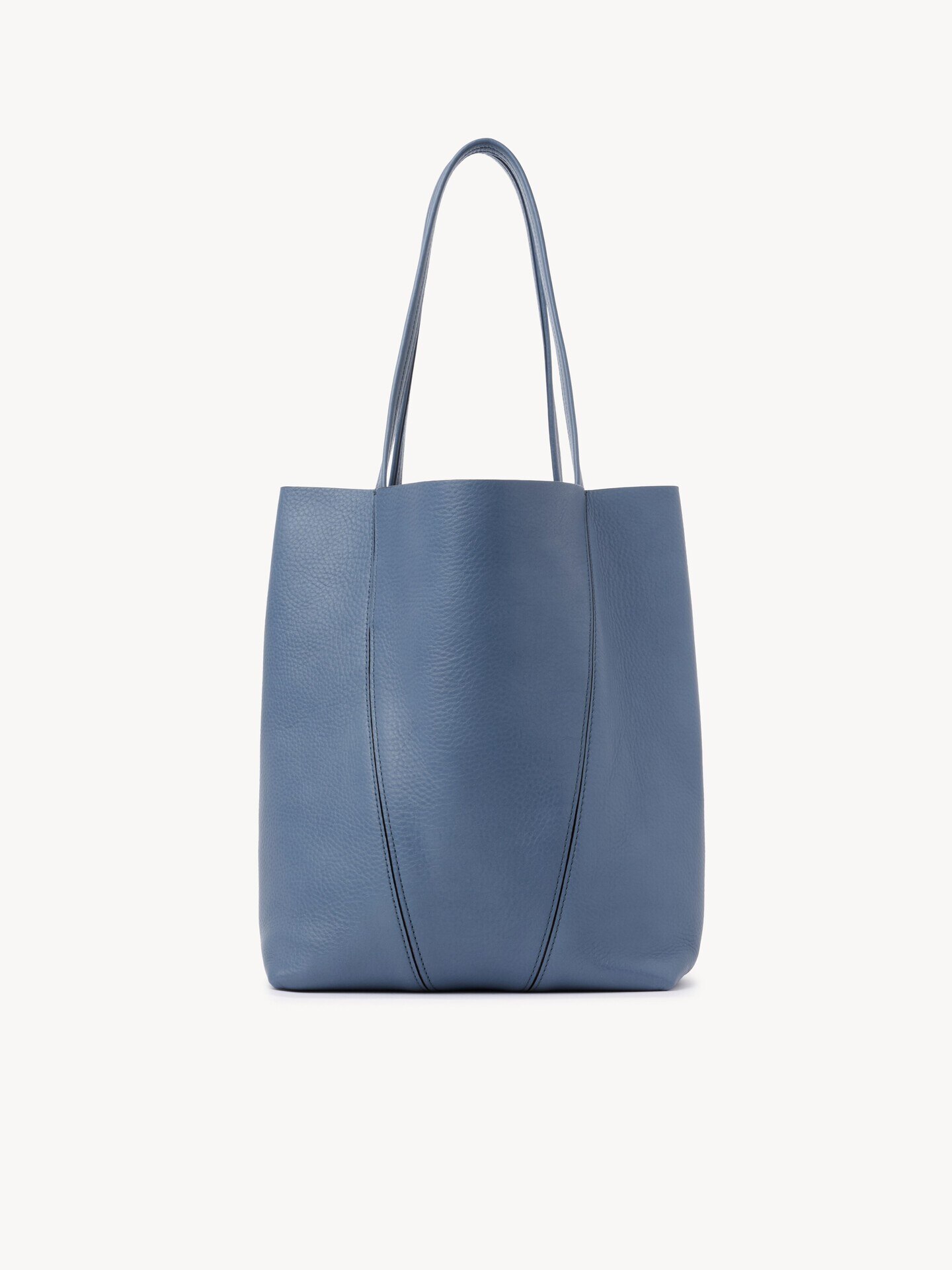 Chlo&eacute; Spin tote bag in grained leather - 6