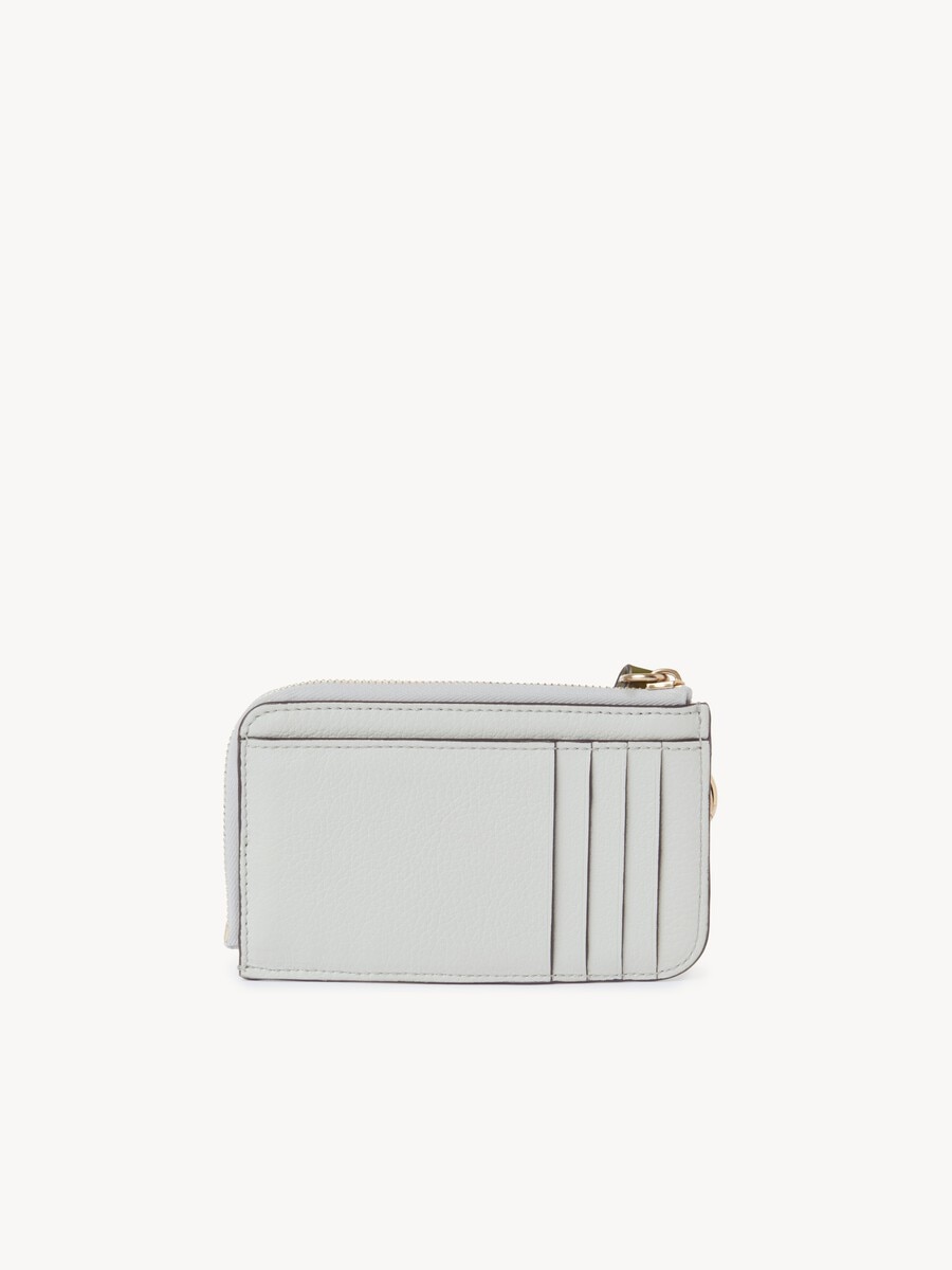 Alphabet wallet in grained leather - 4