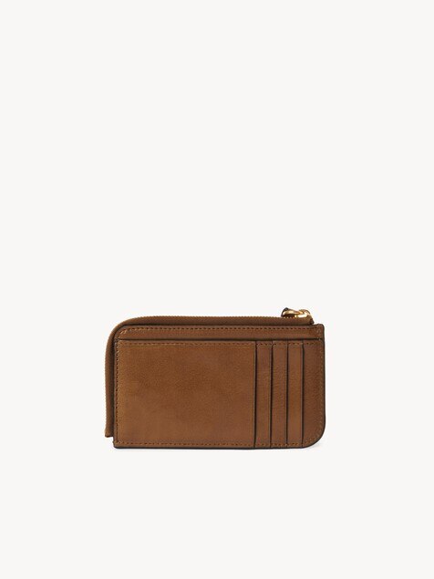 Alphabet wallet in shiny leather