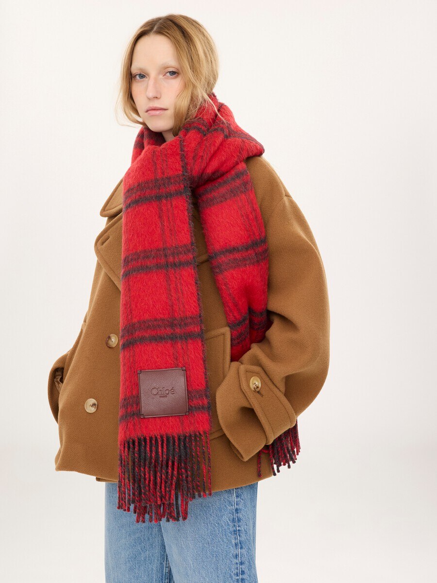 The Chlo&eacute; Covering scarf in alpaca wool - 3