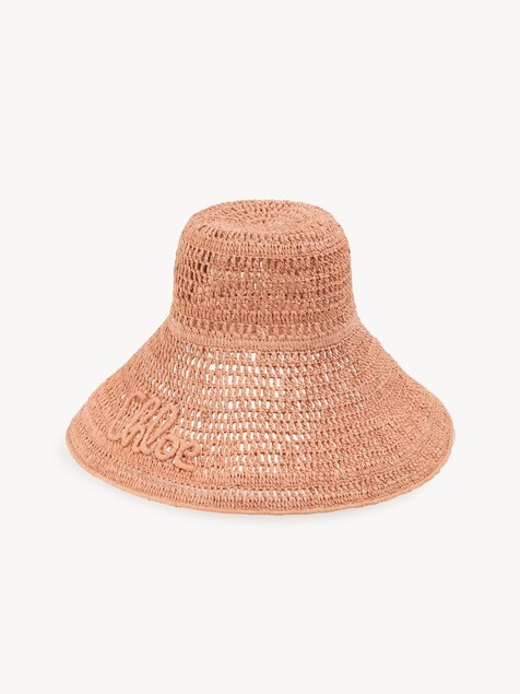 The Chlo&eacute; Raffia capeline hat