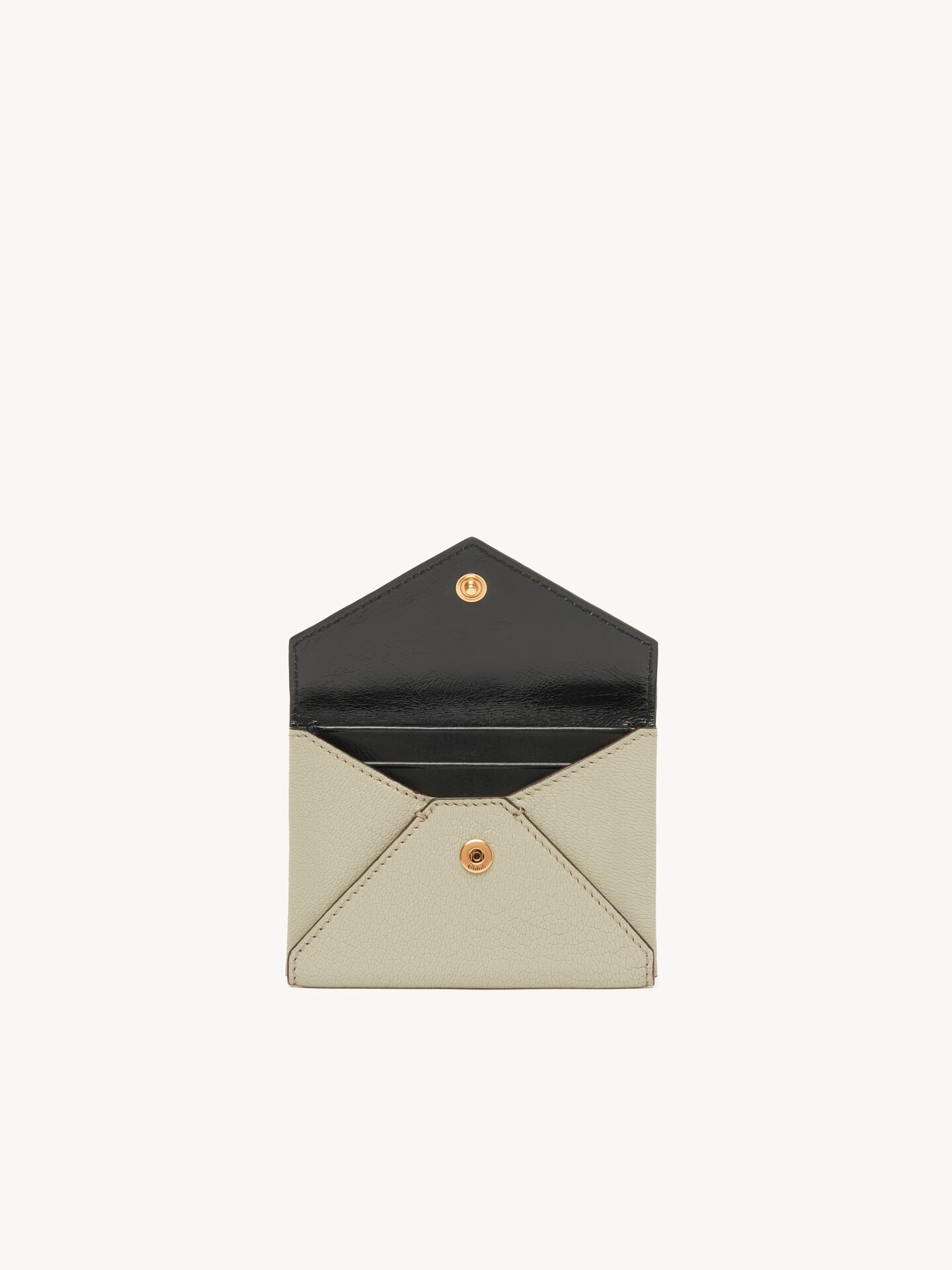 Envelope card holder in grained leather - 4