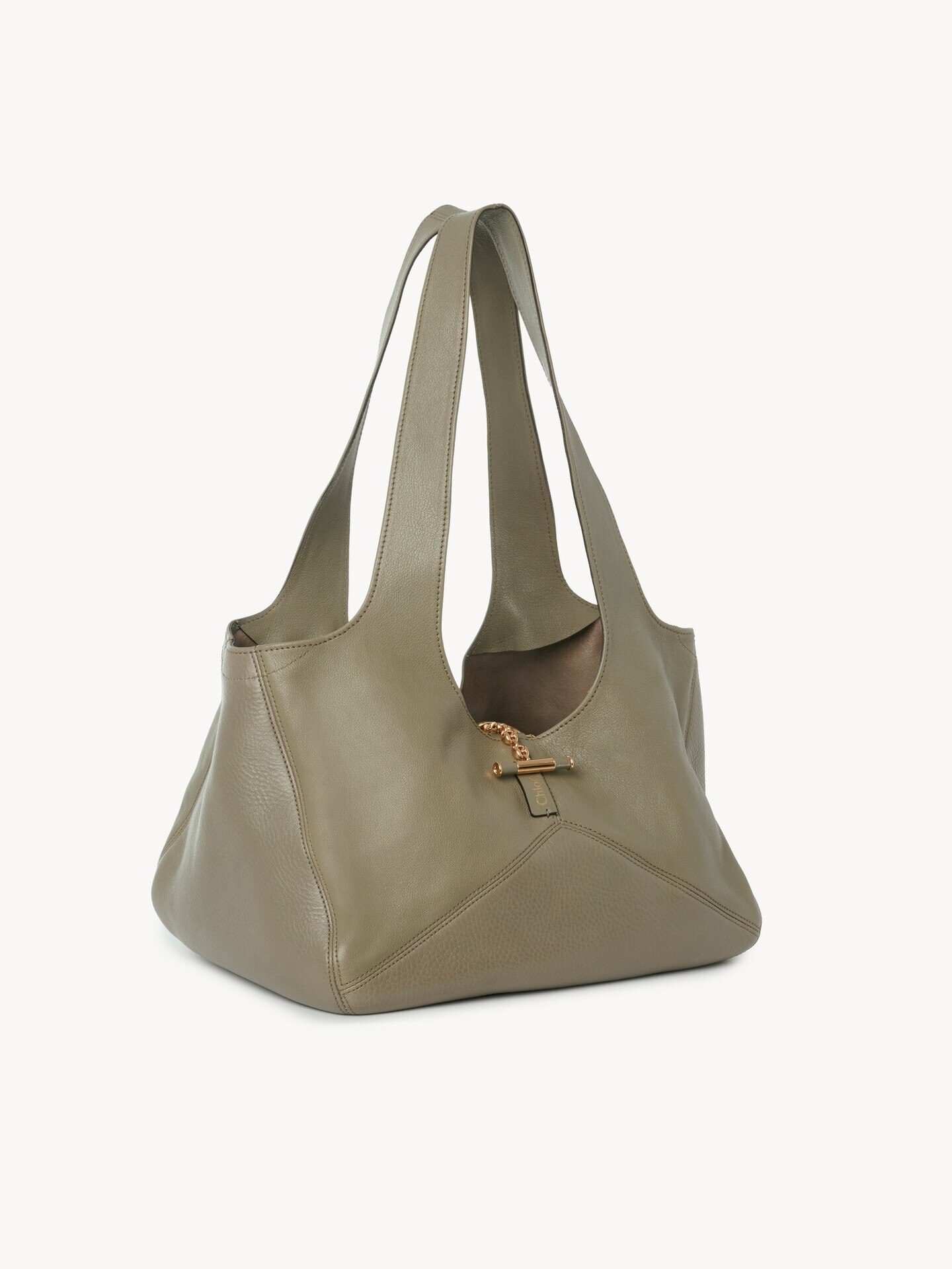 Bolso tote Chlo&eacute; Balloon East-West de cuero granulado - 4