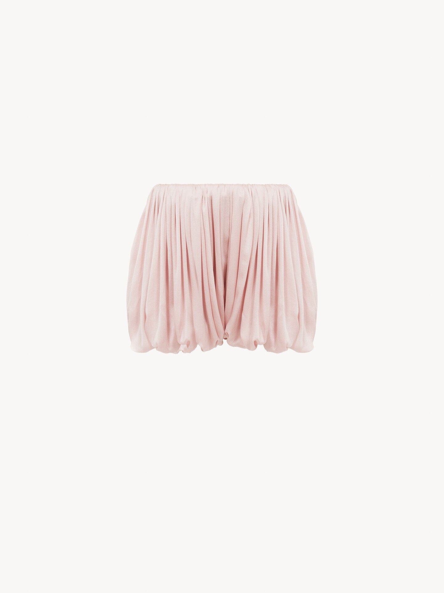 Mini bloomer shorts in silk charmeuse - 1