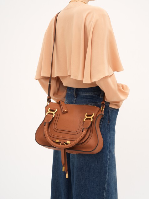 Bolso peque&ntilde;o Marcie de cuero granulado