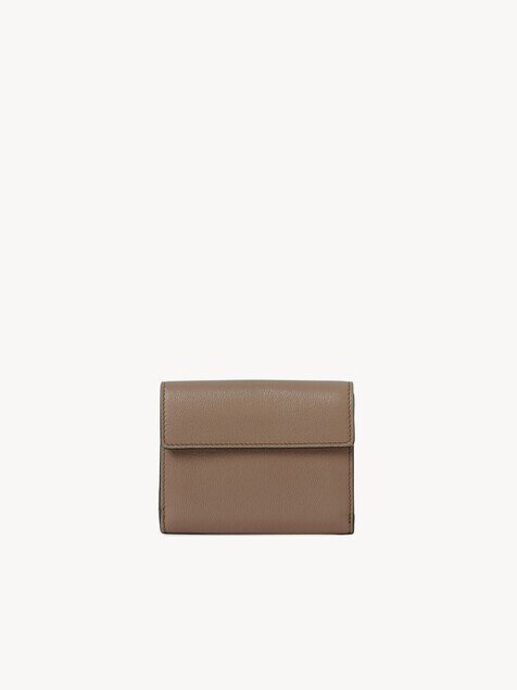 Small Envelope tri-fold in grained leather
