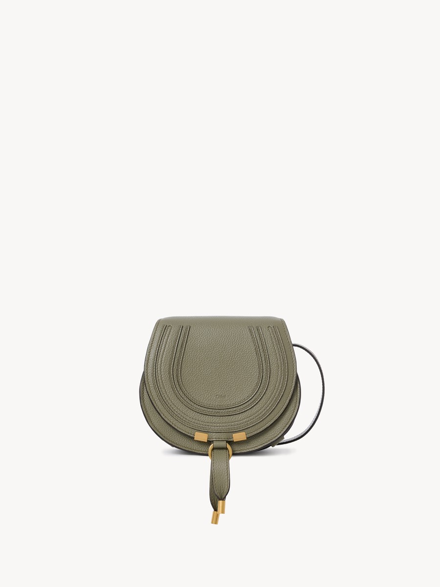 Bolso saddle Marcie peque&ntilde;o de cuero granulado - 2