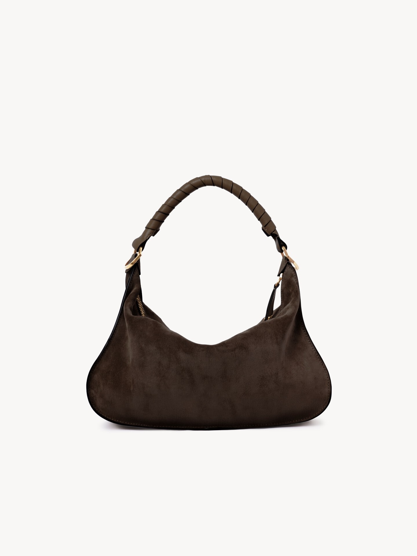Small Marcie shoulder bag in suede leather - 4