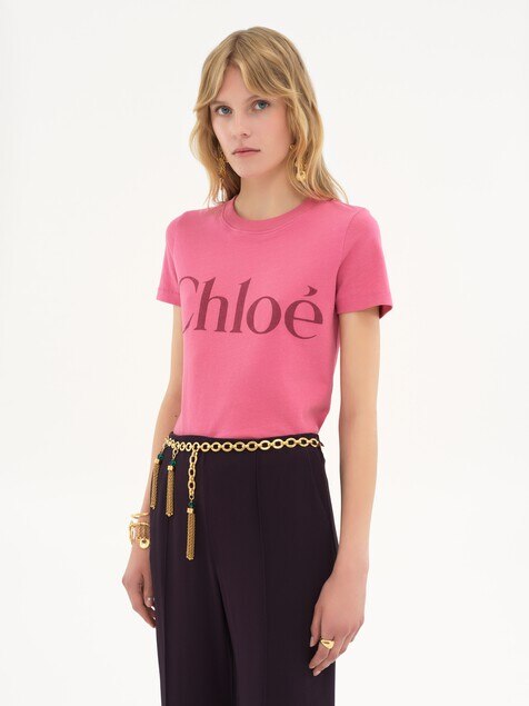 Baby fit logo T-shirt in cotton jersey