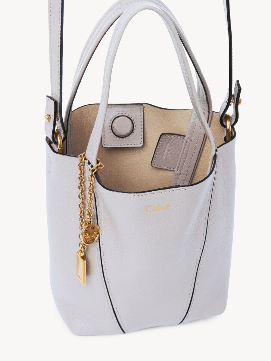 Bolso tote Chlo&eacute; Spin peque&ntilde;o de cuero granulado - 6