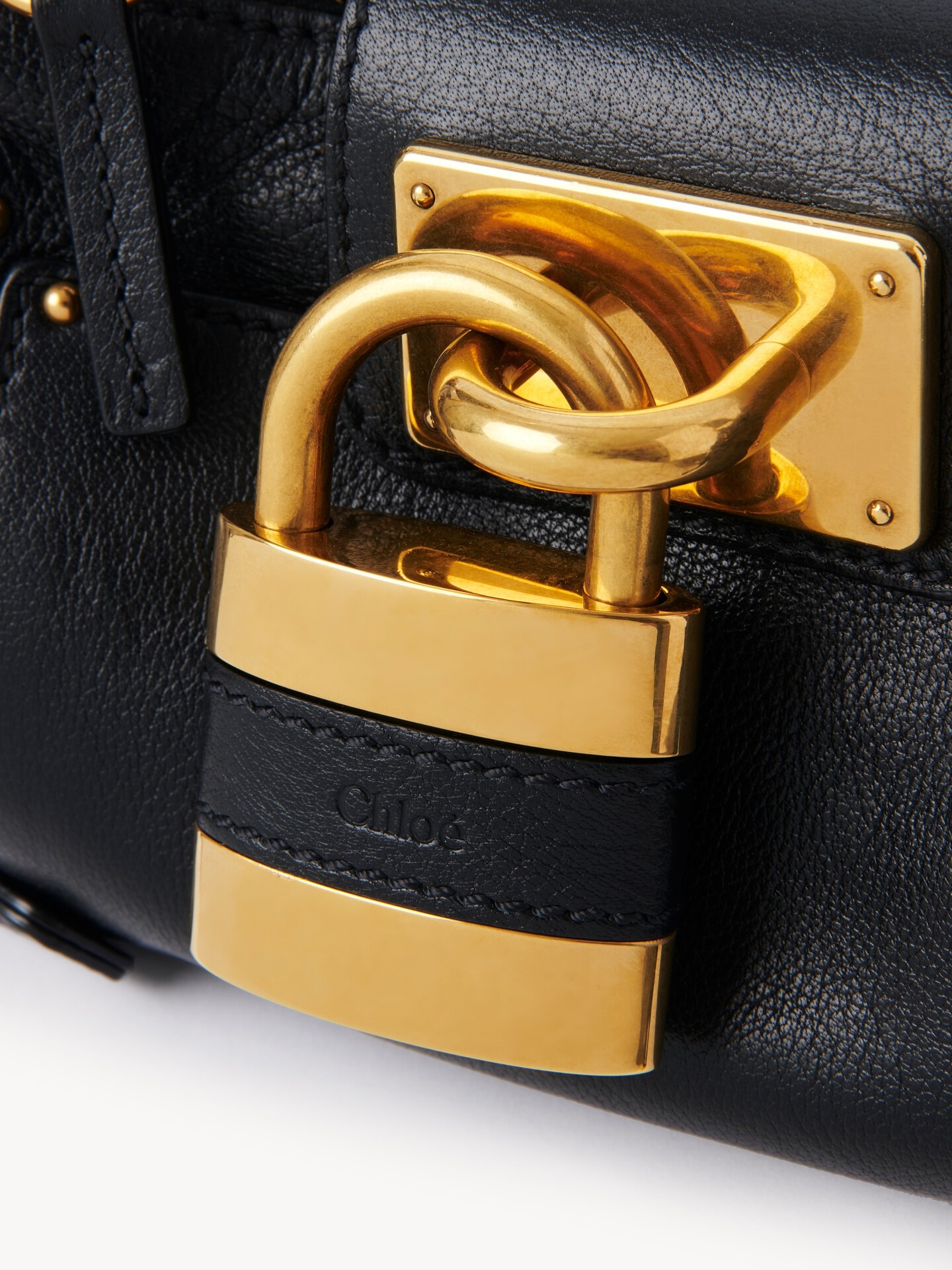 Small Paddington chain bag in grained leather - 8