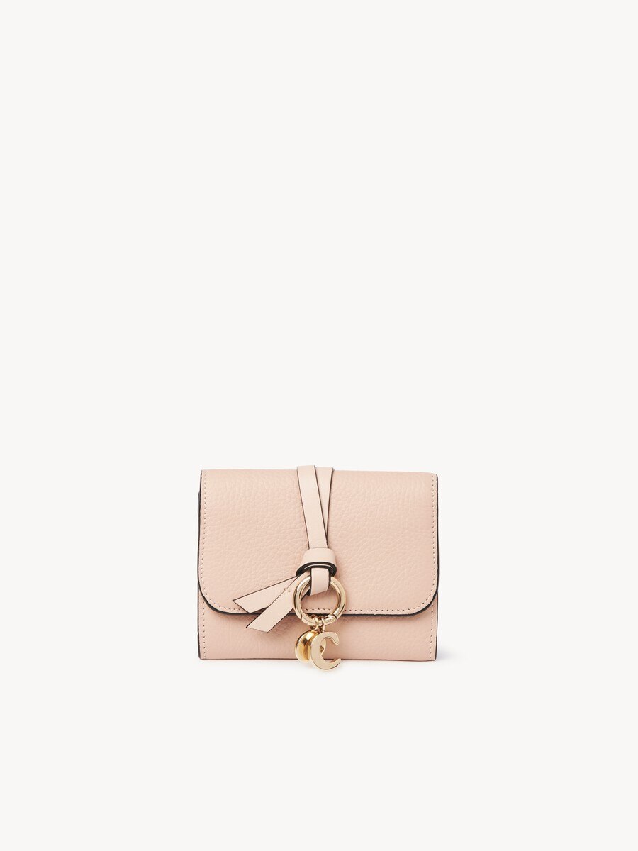 Small Alphabet tri-fold in grained leather - 2