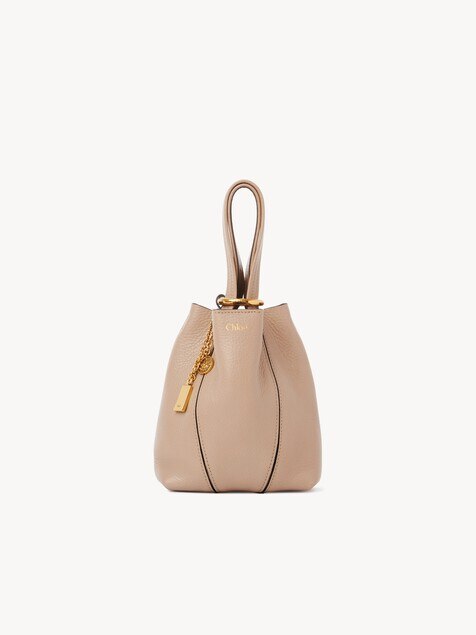 Small Chlo&eacute; Spin tote bag in grained leather